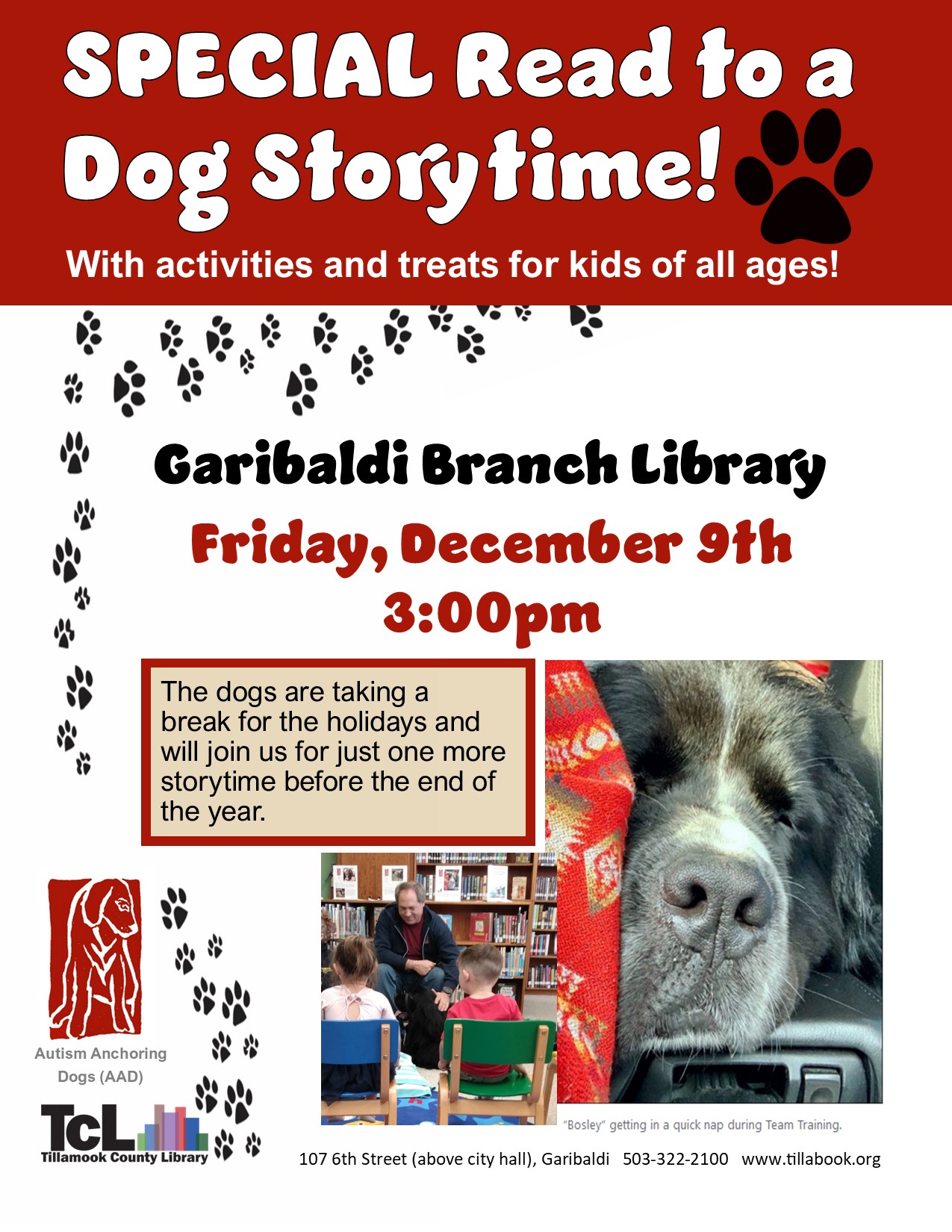 Read to a Dog flyer for 120922 0gXirk.tmp