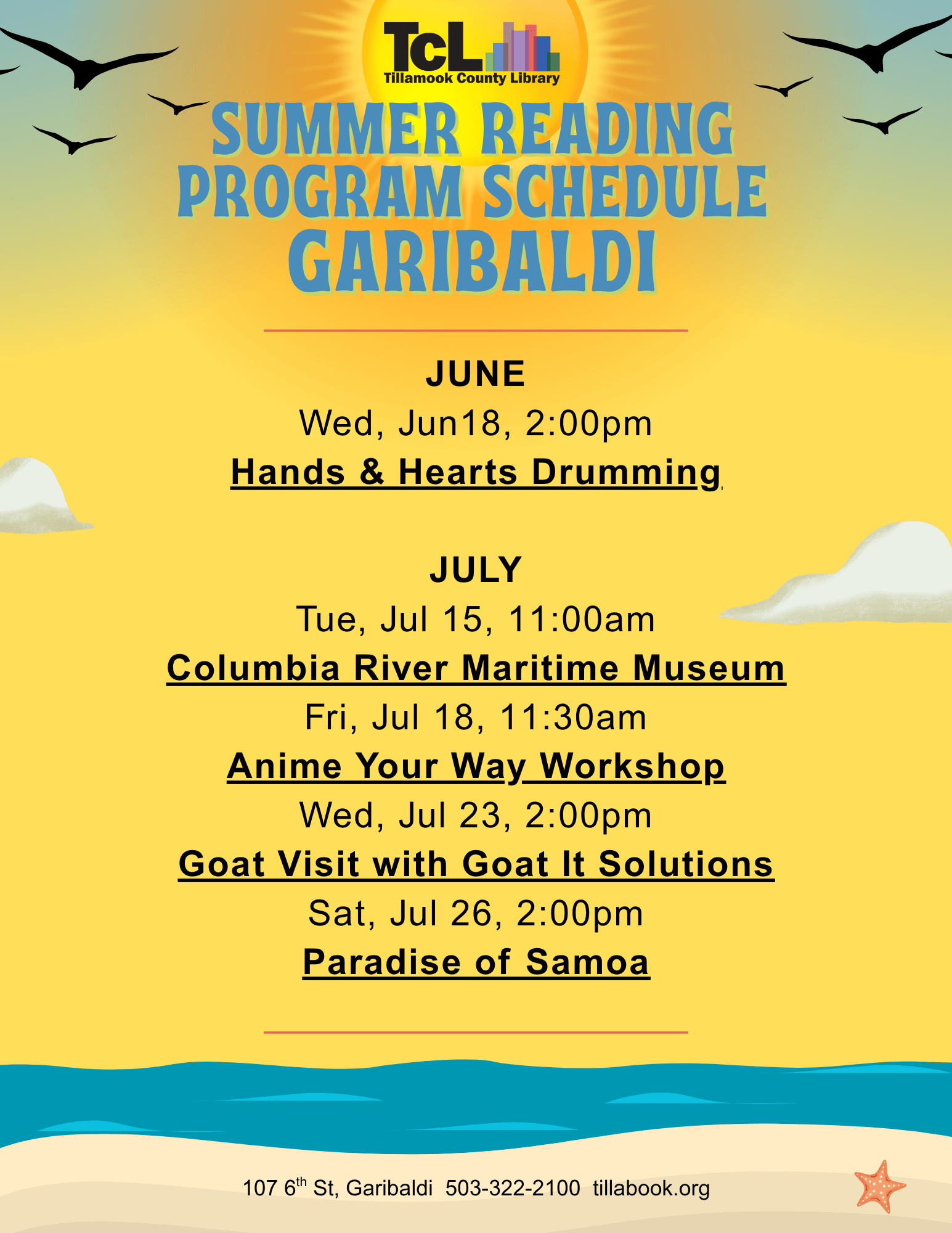 Garibaldi SRP Schedule xRiVwf
