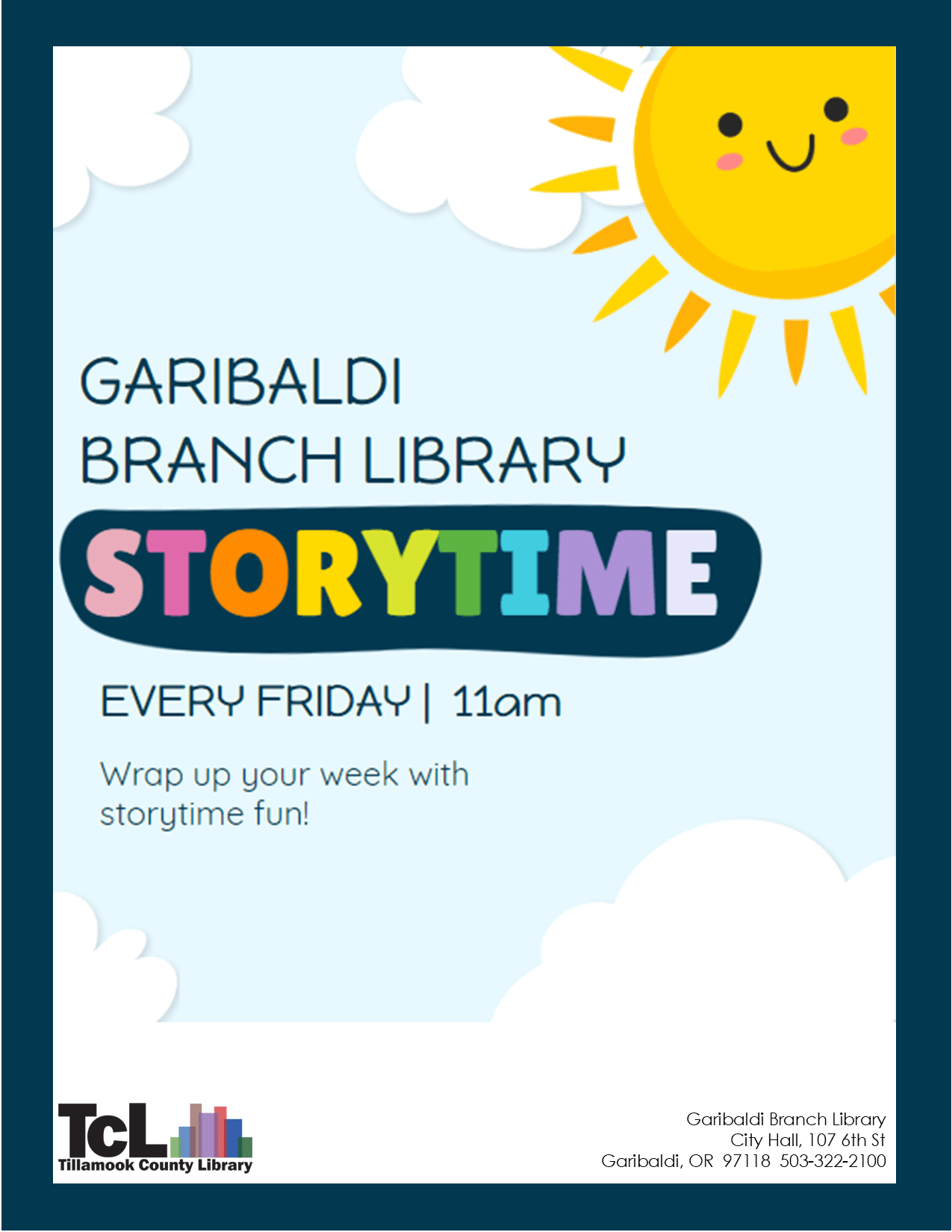 Garibaldi Story Time flyer sA1TAy