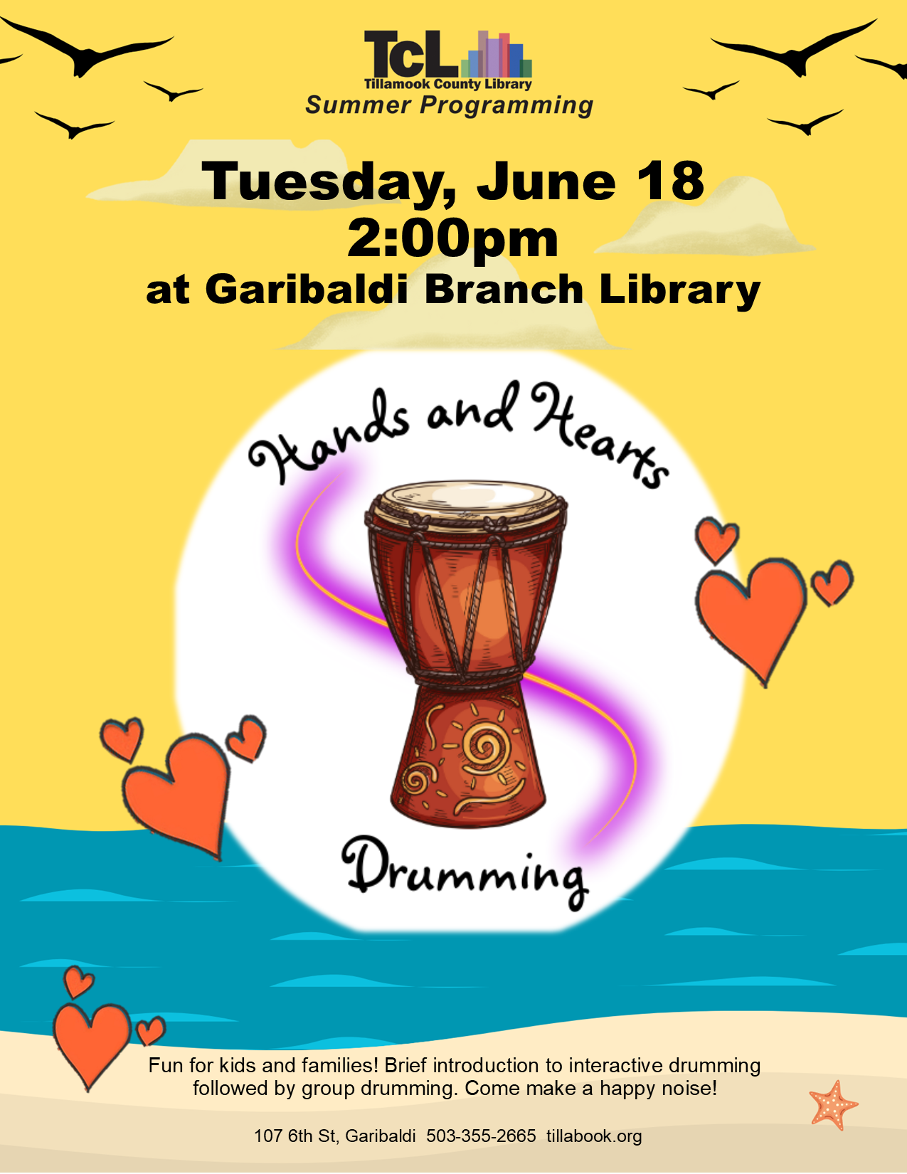 Hands and Hearts Drumming 061825 TG uYM3Ou