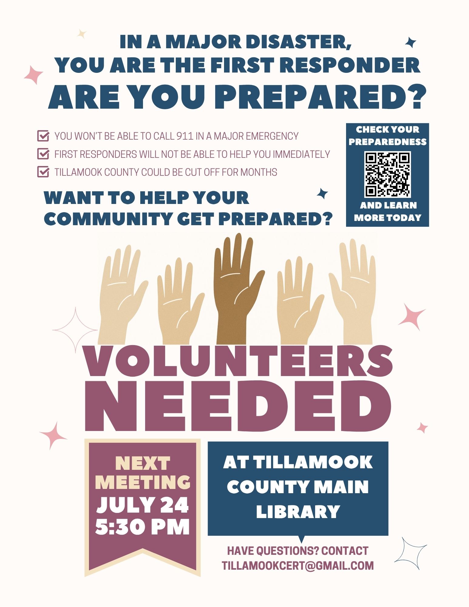 Emergency Volunteer Meeting Jul 24 QW74fI