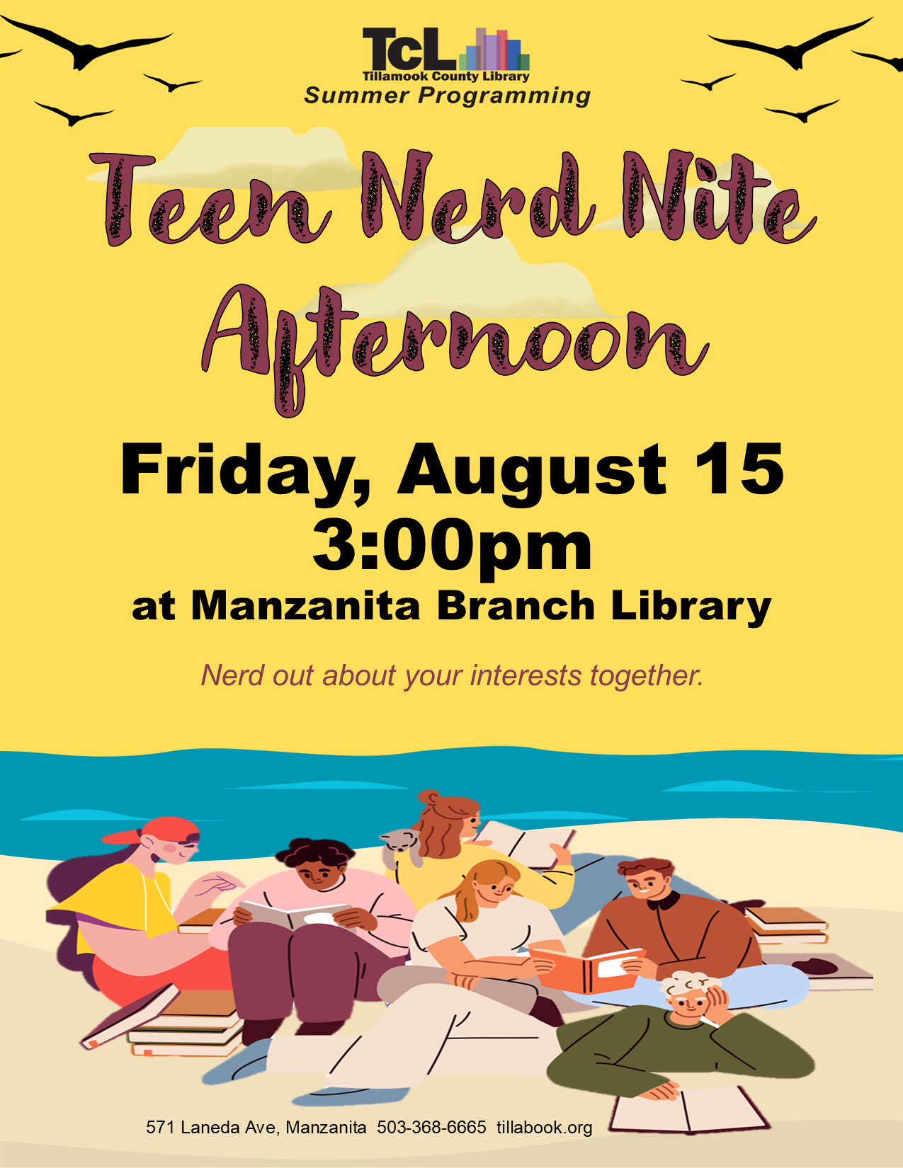 Teen Nerd Nite Afternoon 081525TZ nX9ah7