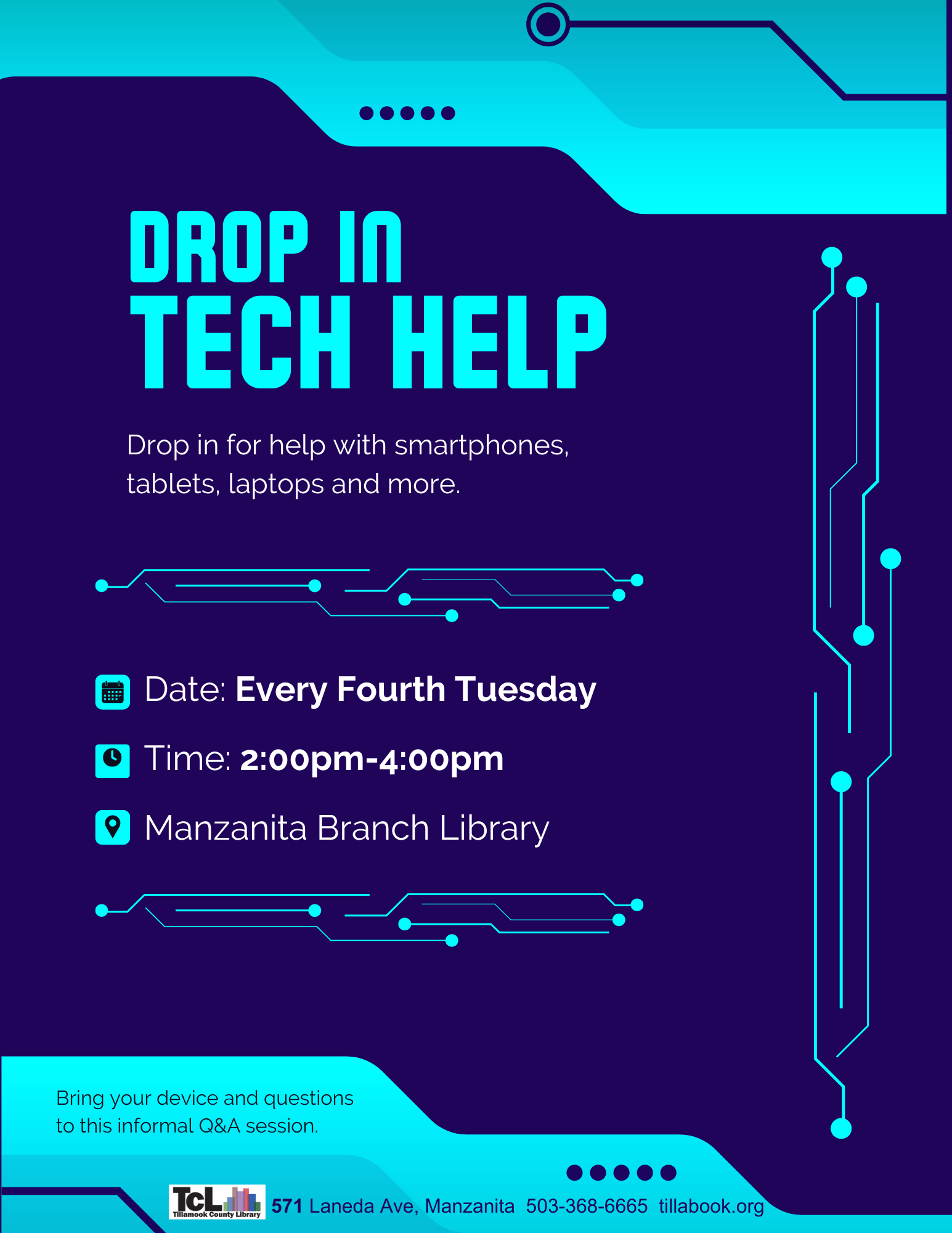 Drop In Tech Help TZ laFFr3