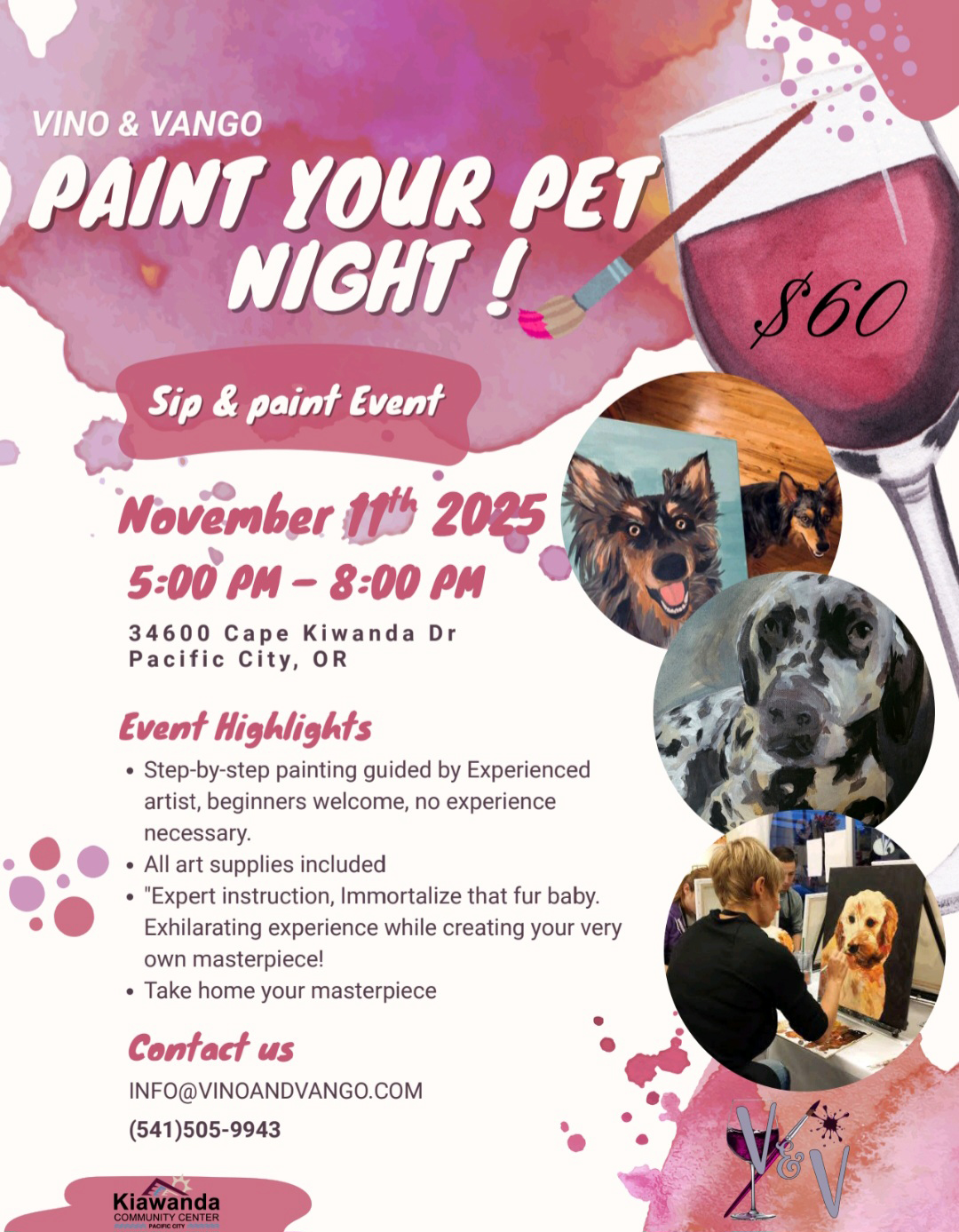 Pacific City Paint Pet Night h6cSeH