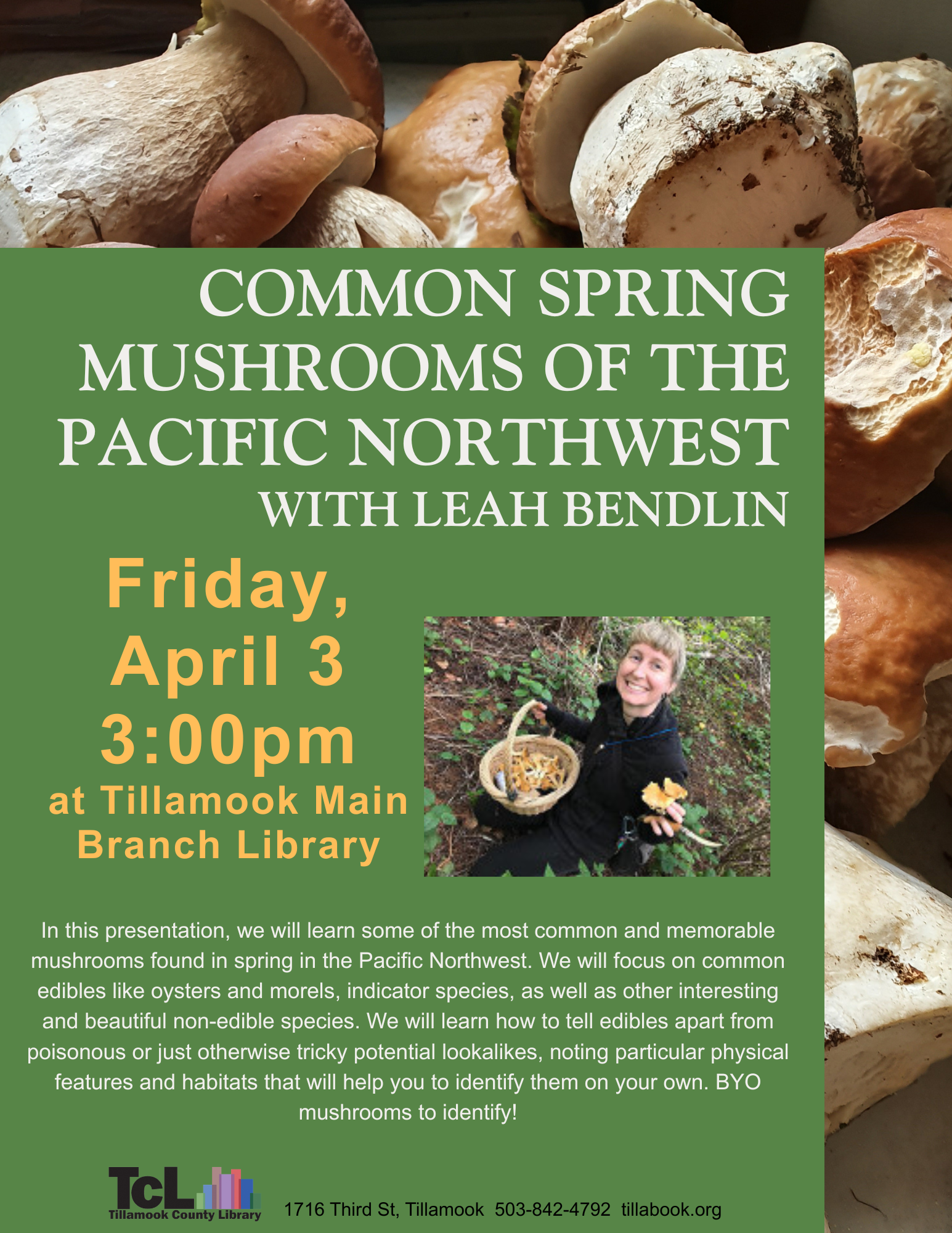 Spring Mushrooms of the PNW 040326 TM DBAF2D