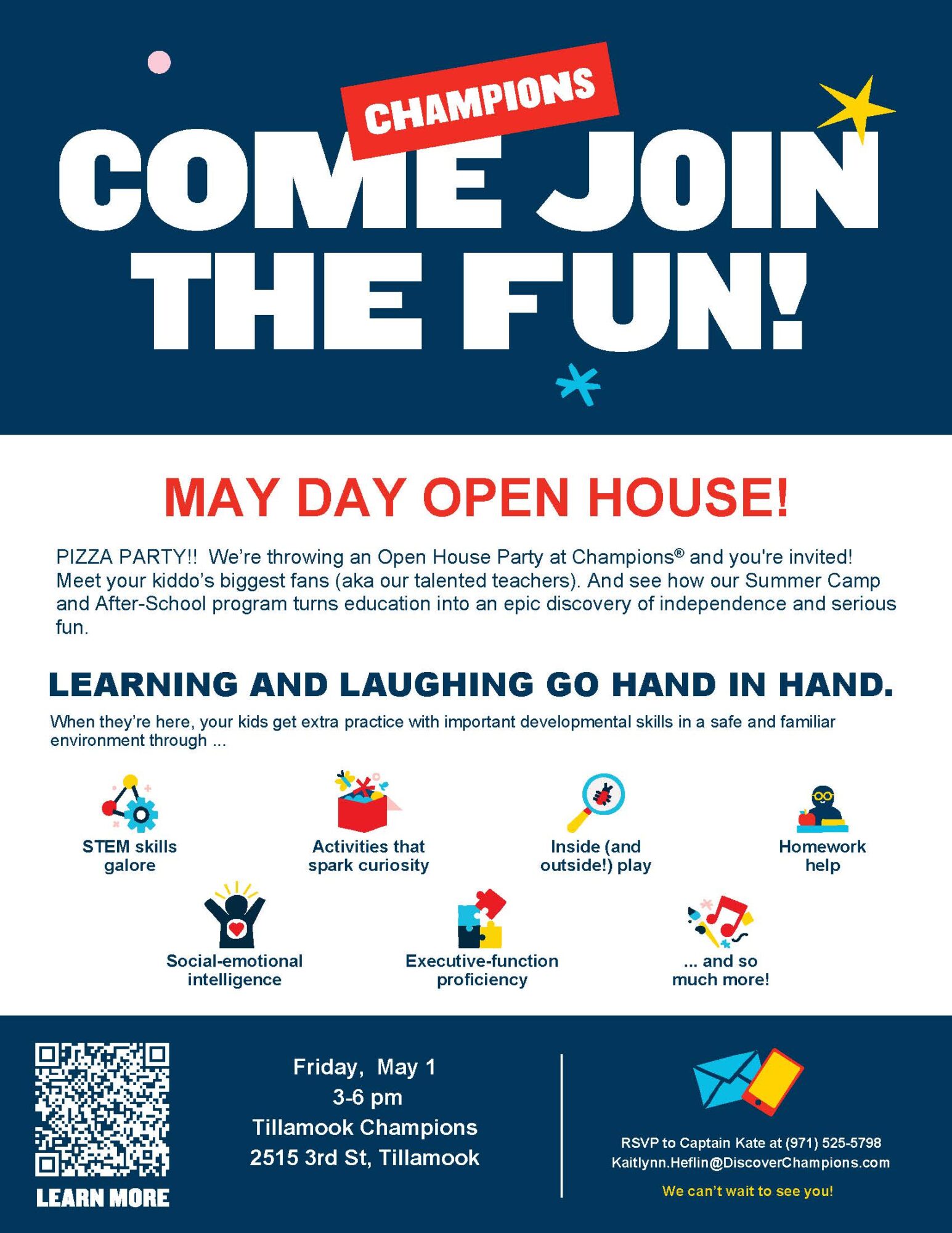 May Day Open House Flyer fTbnEF