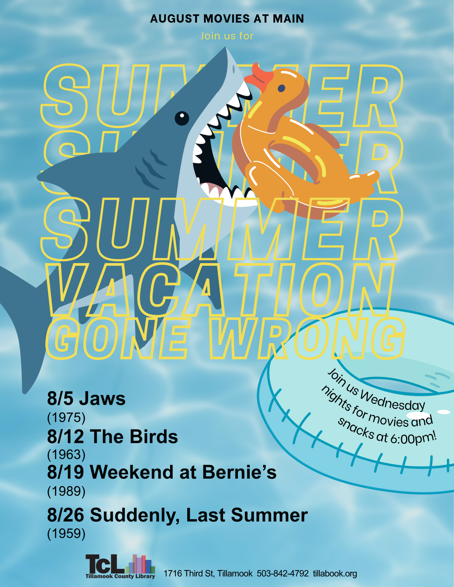 August Movies at Main GYKuso