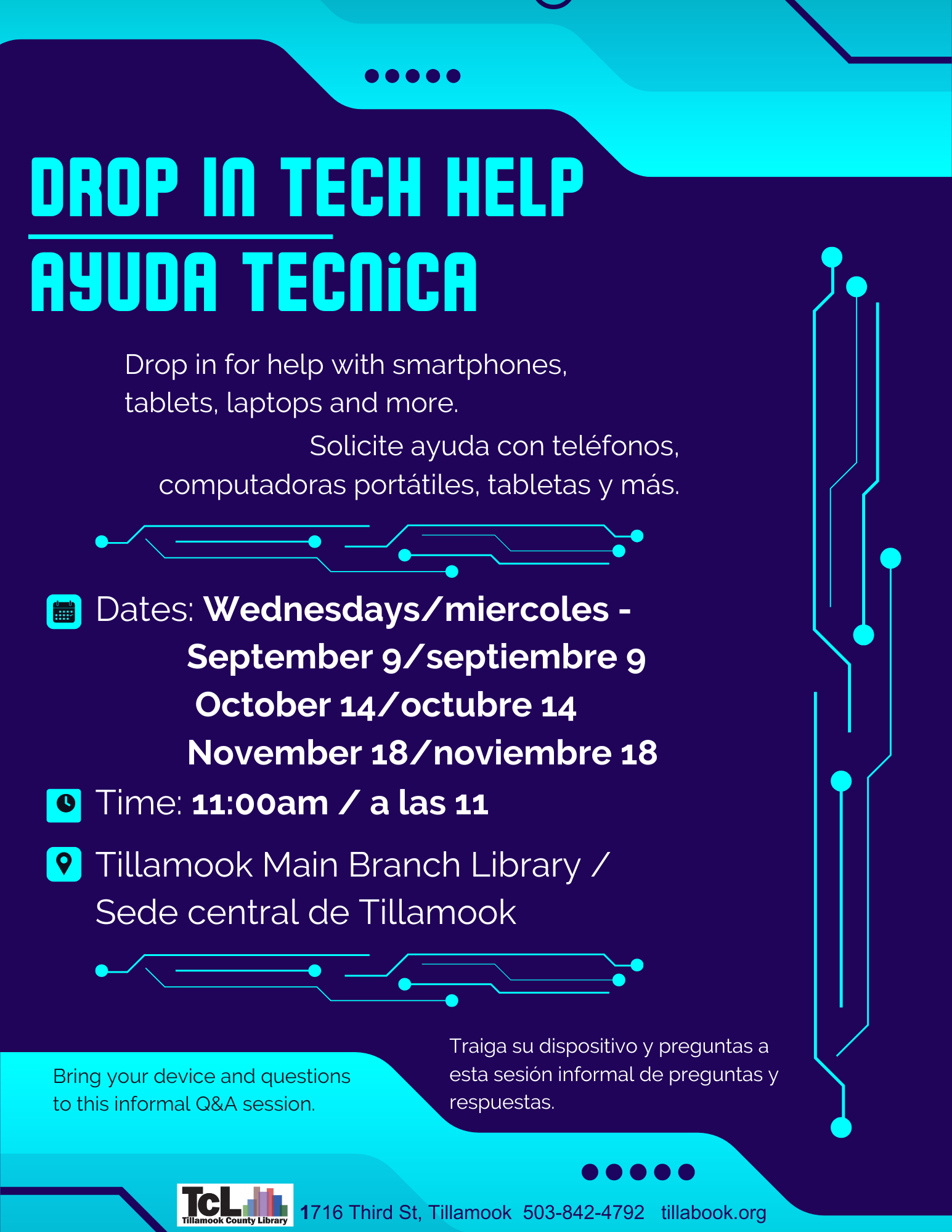 Drop In Tech Help SepOctNov TM BOSg2q