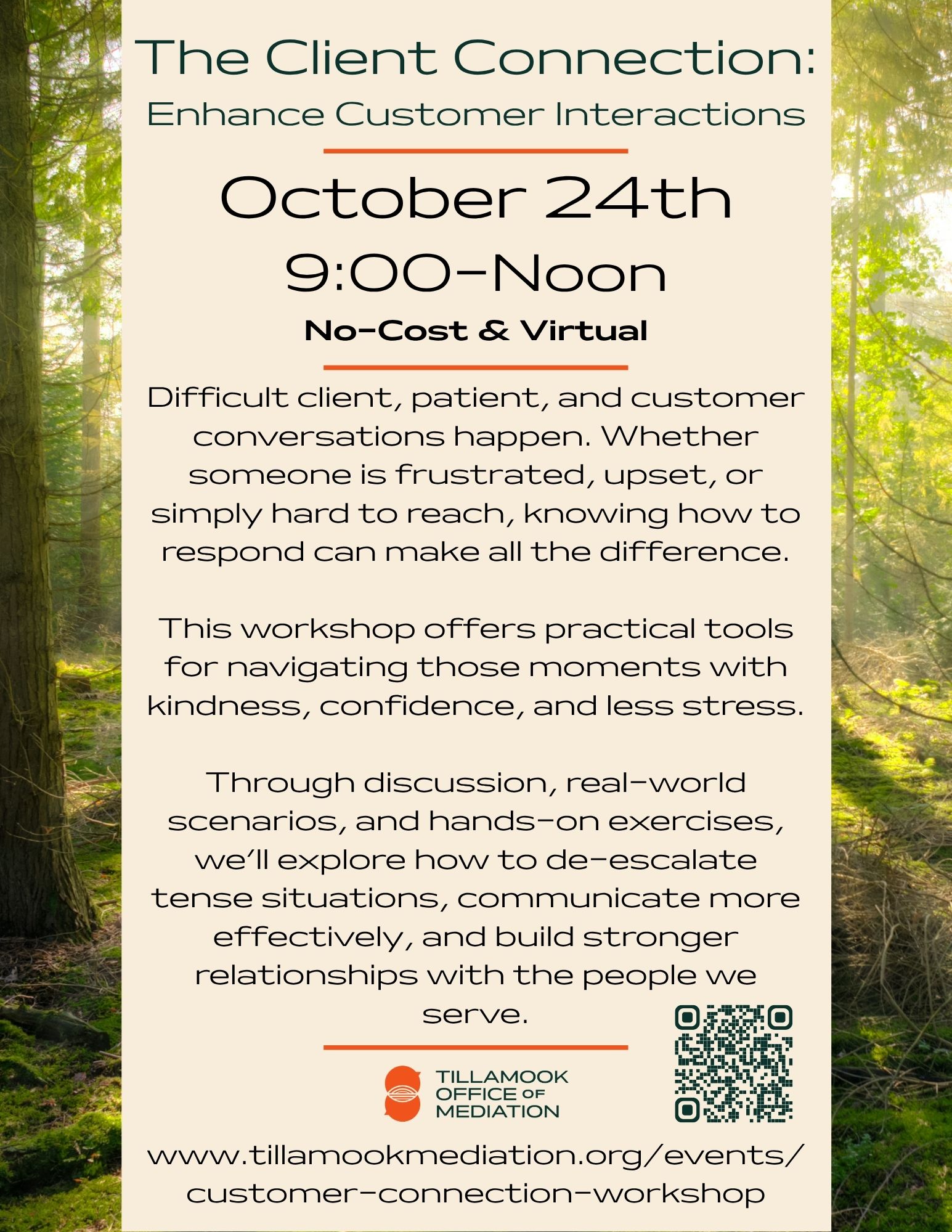 Client Connection Workshop Flyer 3OFuwy