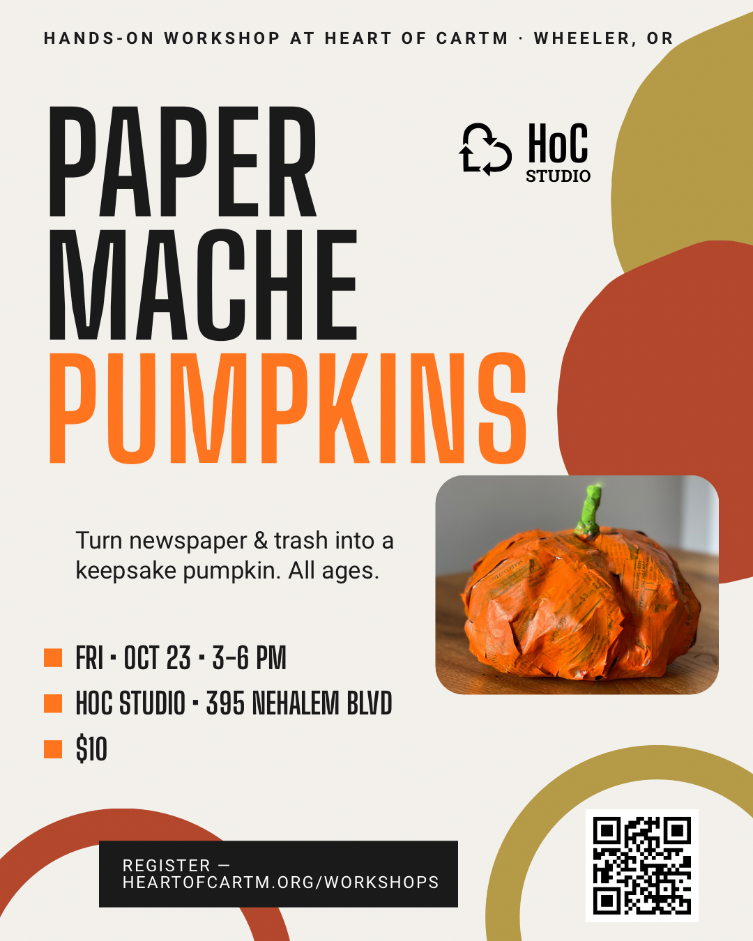 paper mache pumpkins ShK7TG
